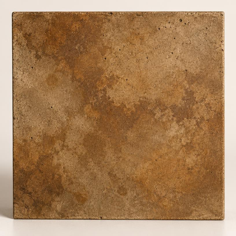 Colored and stained concrete surface close-up